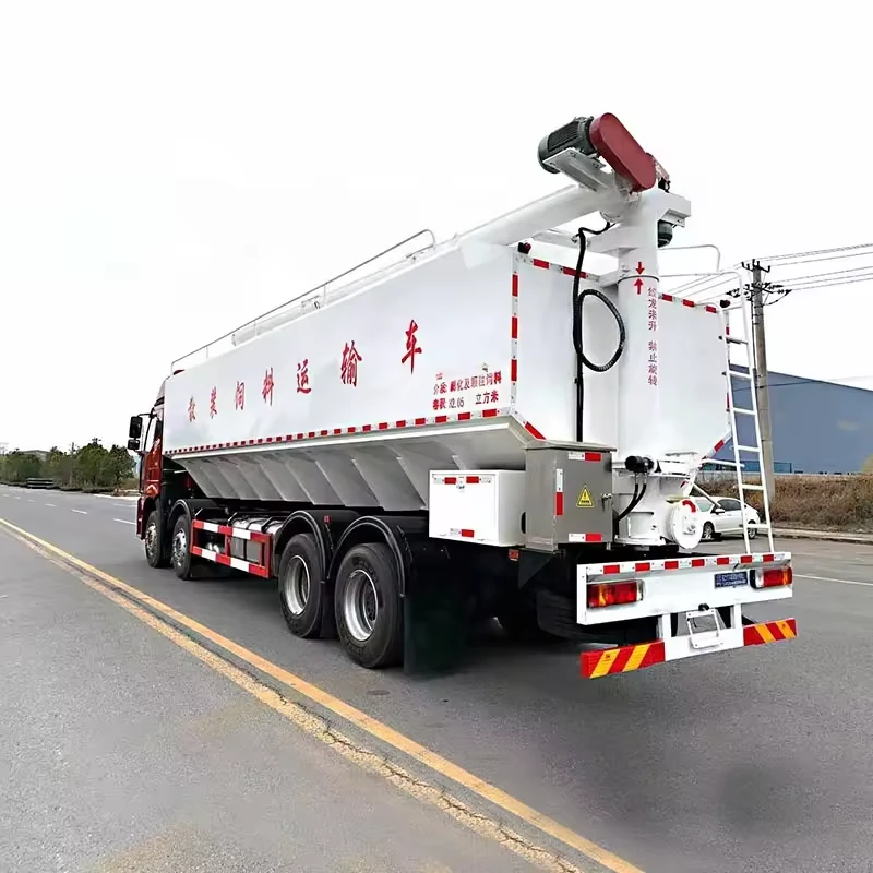 Heavy-Duty 8x4 25-Ton Bulk Grain Truck for Feed Haulage